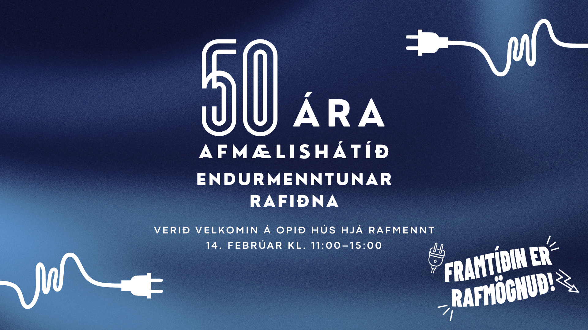 50 ára afmælishátíð - opið hús